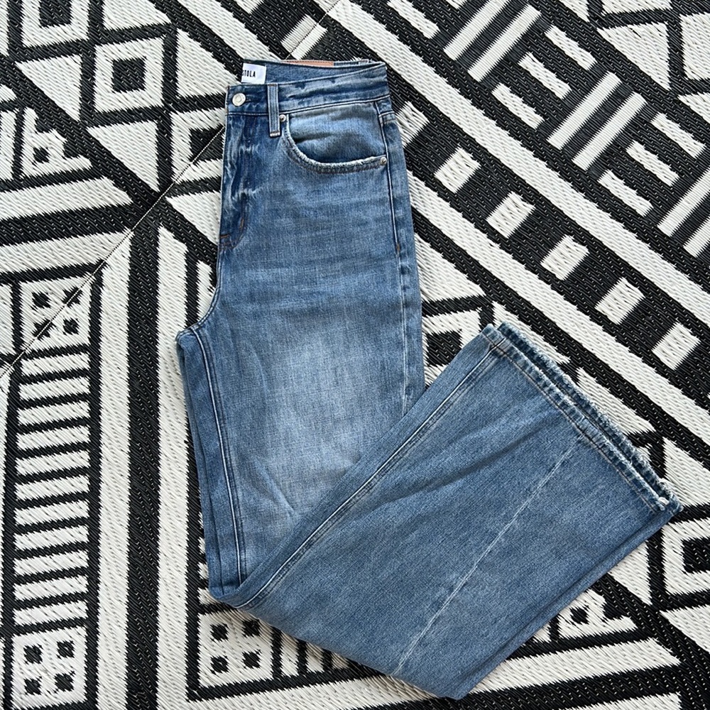 PISTOLA - RUBY HIGH RISE PALAZZO DENIM - BEACHSIDE VINTAGE